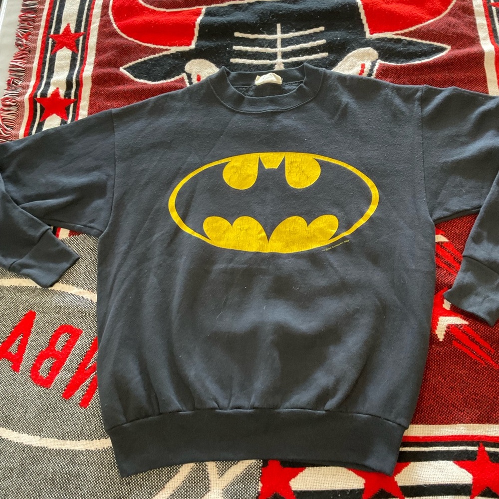 Vintage Batman dc comics crewneck sweater medium 1989